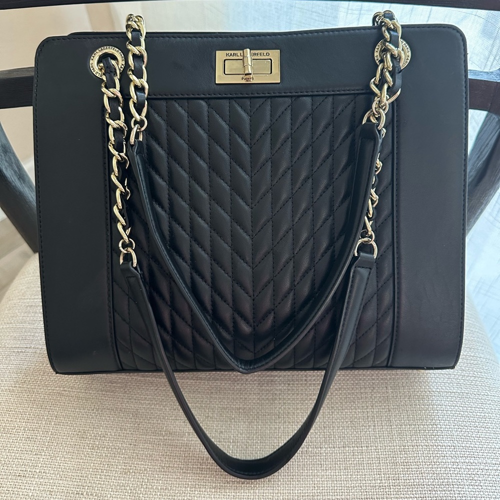 Karl Lagerfeld Paris Black Bag